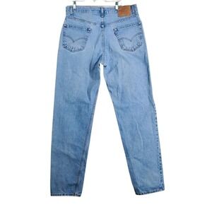 Levis 550 Blue Jeans Mens 36x36 Faded Relaxed Tapered Med Wash (34x36) READ